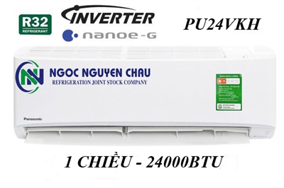 Điều hòa Panasonic 1 chiều Inverter CU/CS-PU24VKH-8